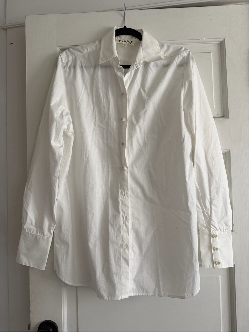 Eterne women White Long-Sleeve Shirt